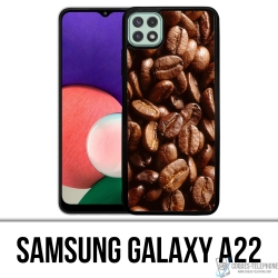 Custodia per Samsung Galaxy A22 - Chicchi di caffè