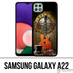 Samsung Galaxy A22 Case - Guns N Roses Gitarre
