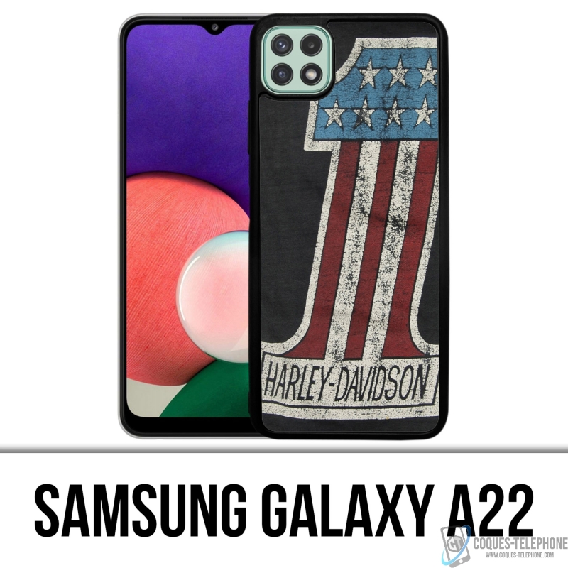 Coque Samsung Galaxy A22 - Harley Davidson Logo 1