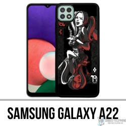 Custodia Samsung Galaxy A22 - Carta Harley Queen