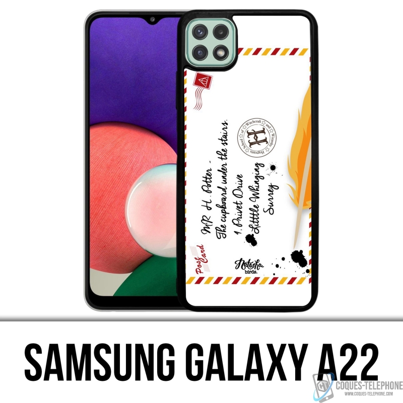 Coque Samsung Galaxy A22 - Harry Potter Lettre Poudlard