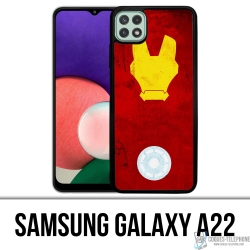 Funda Samsung Galaxy A22 - Diseño artístico de Iron Man