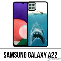 Funda Samsung Galaxy A22 - Tiburón los dientes del mar