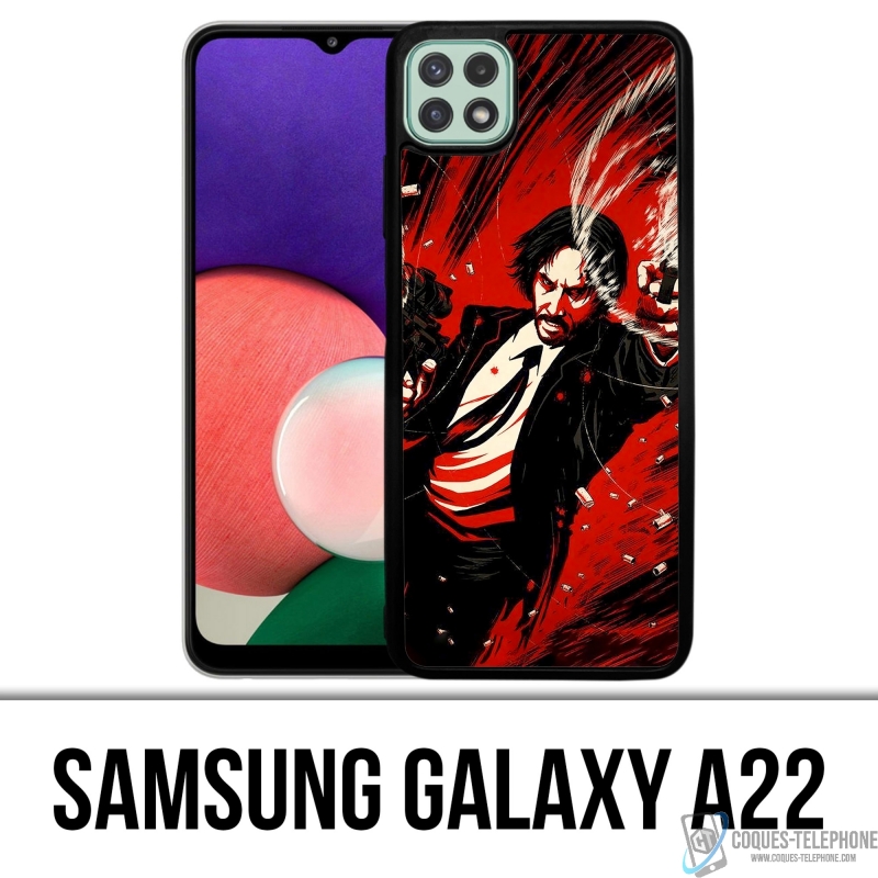 Samsung Galaxy A22 Case - John Wick Comics