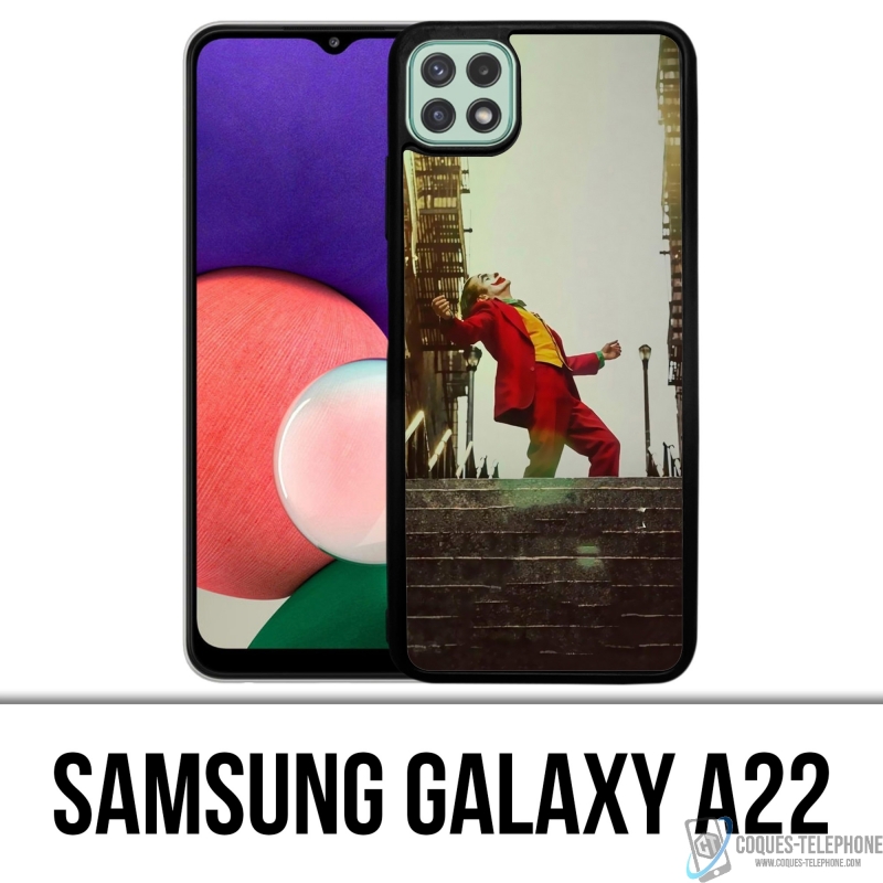 Coque Samsung Galaxy A22 - Joker Film Escalier