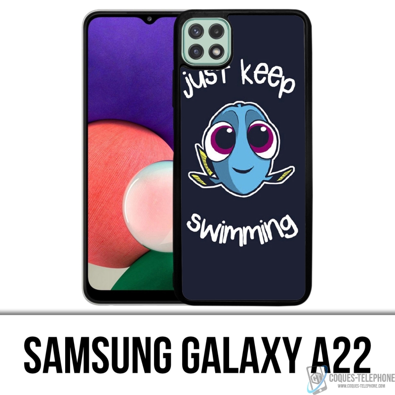 Coque Samsung Galaxy A22 - Just Keep Swimming
