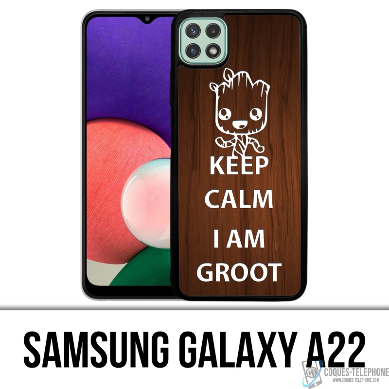 Coque Samsung Galaxy A22 - Keep Calm Groot