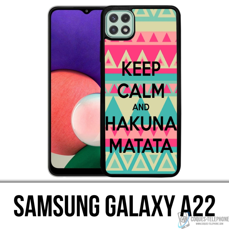 Coque Samsung Galaxy A22 - Keep Calm Hakuna Mattata