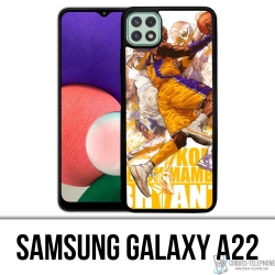 Funda Samsung Galaxy A22 - Kobe Bryant Cartoon Nba