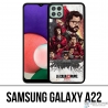 Samsung Galaxy A22 Case - La Casa De Papel - Comics Paint