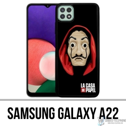 Cover Samsung Galaxy A22 - La Casa De Papel - Maschera Dalì