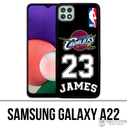 Custodia per Samsung Galaxy A22 - Lebron James nera