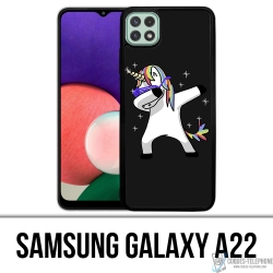 Samsung Galaxy A22 Case - Einhorn tupfen