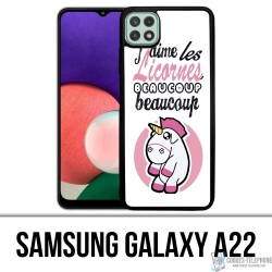 Samsung Galaxy A22 Case - Einhörner