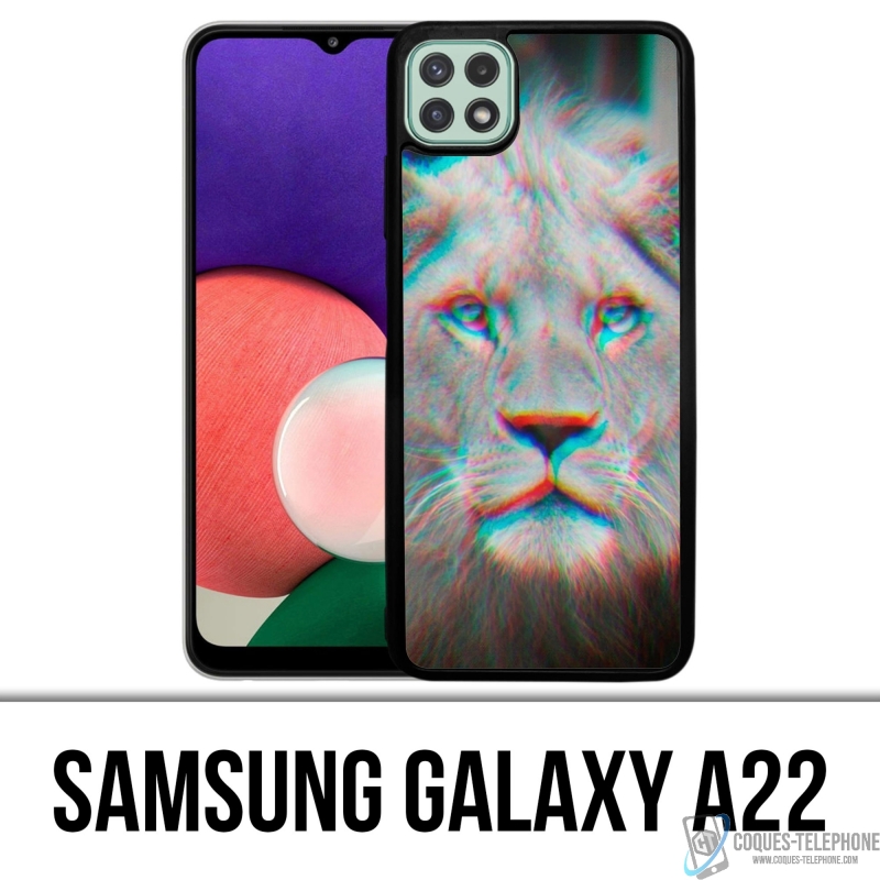 Coque Samsung Galaxy A22 - Lion 3D