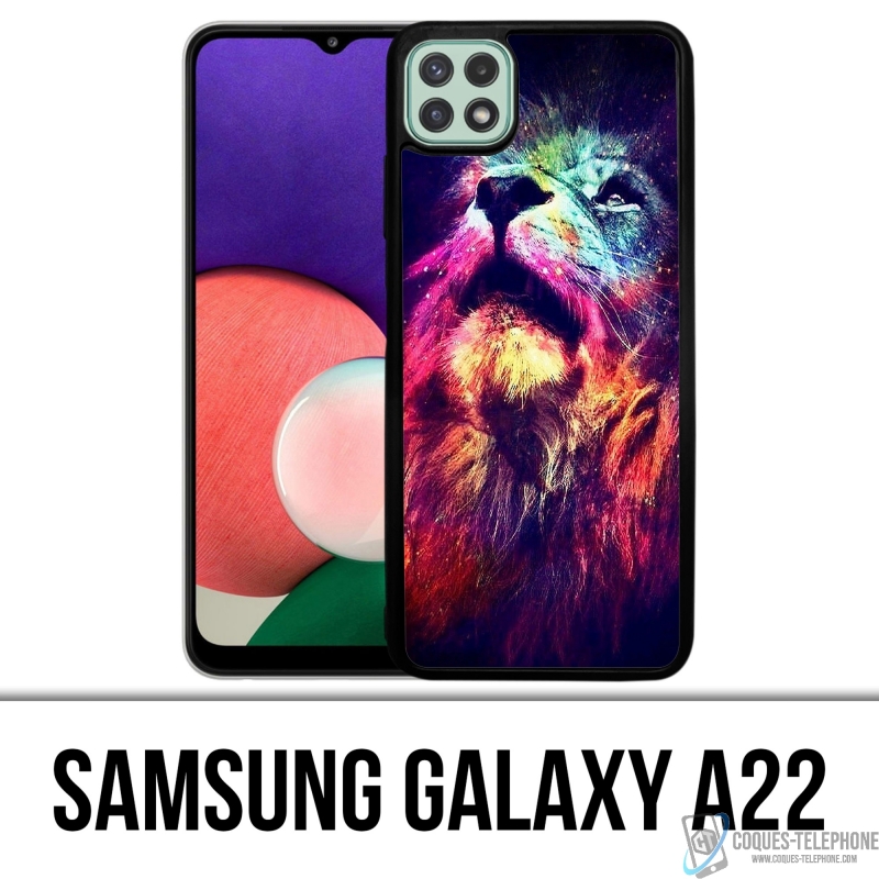 Coque Samsung Galaxy A22 - Lion Galaxie