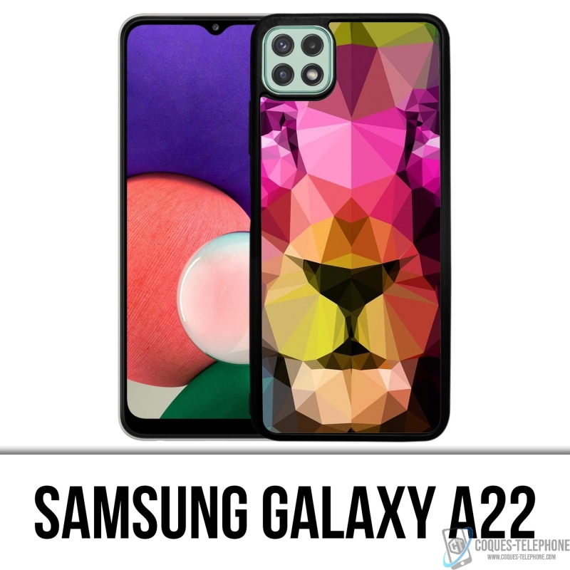 Coque Samsung Galaxy A22 - Lion Geometrique