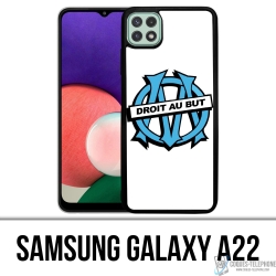 Funda Samsung Galaxy A22 - Logotipo Om Marseille Straight To Goal