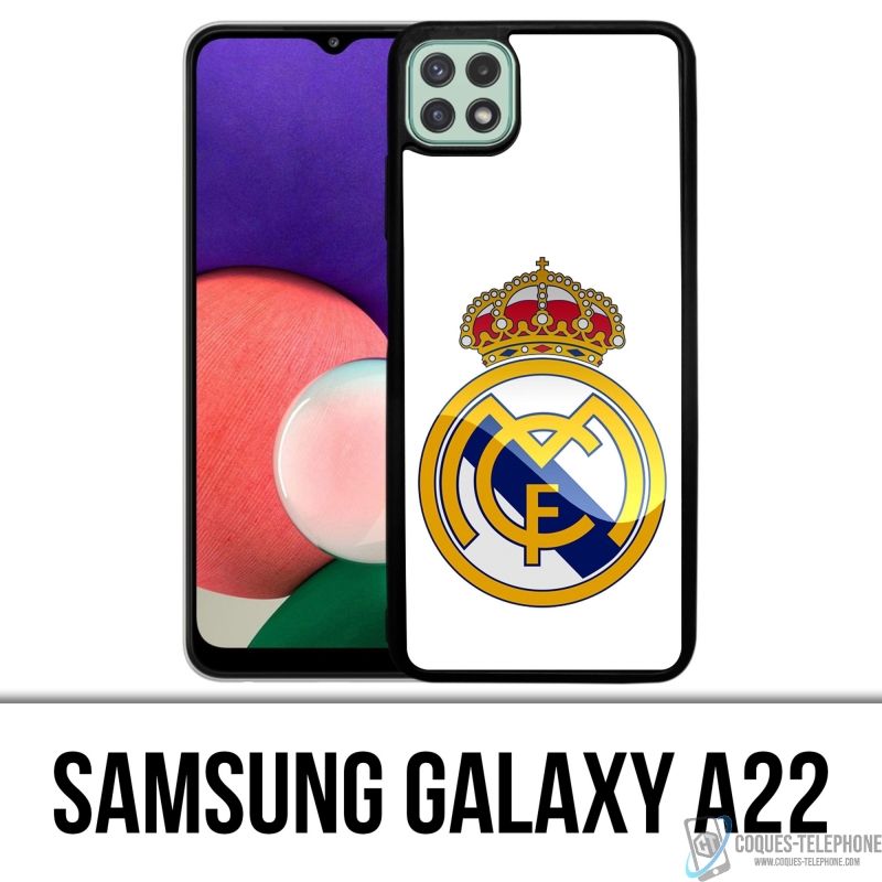 Coque Samsung Galaxy A22 - Logo Real Madrid