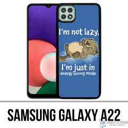Coque Samsung Galaxy A22 - Loutre Not Lazy