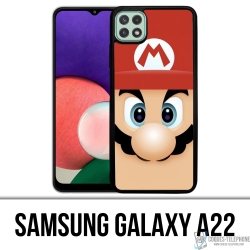 Samsung Galaxy A22 Case - Mario Gesicht