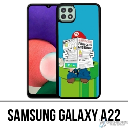Samsung Galaxy A22 Case - Mario Humor