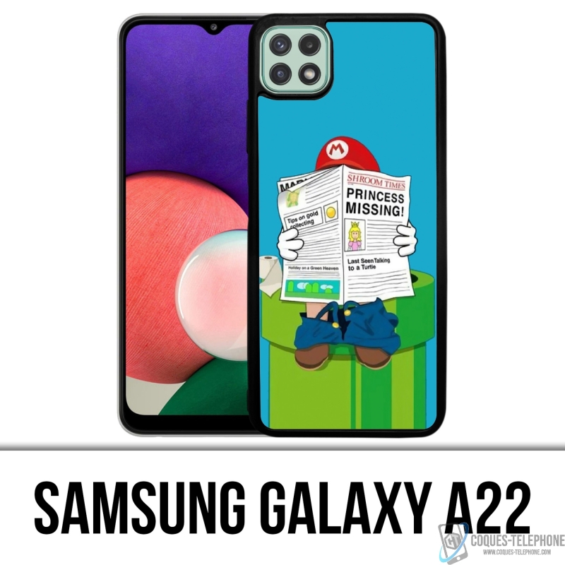Coque Samsung Galaxy A22 - Mario Humour