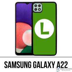 Funda Samsung Galaxy A22 - Mario Logo Luigi