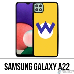 Coque Samsung Galaxy A22 - Mario Wario Logo
