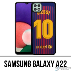 Cover Samsung Galaxy A22 - Messi Barcelona 10