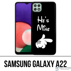 Samsung Galaxy A22 Case - Mickey Hes Mine