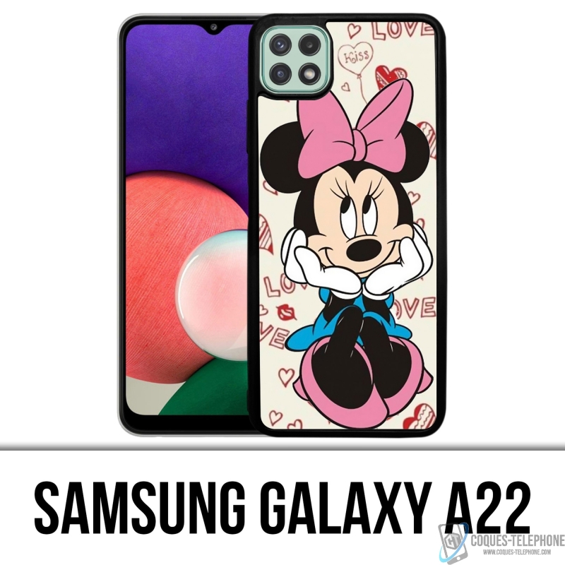 Custodia per Samsung Galaxy A22 - Minnie Love
