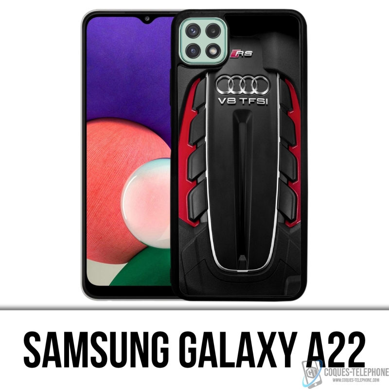 Coque Samsung Galaxy A22 - Moteur Audi V8