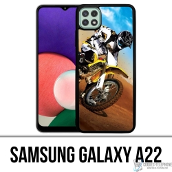 Coque Samsung Galaxy A22 - Motocross Sable