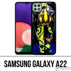 Cover Samsung Galaxy A22 - Concentrazione Motogp Valentino Rossi