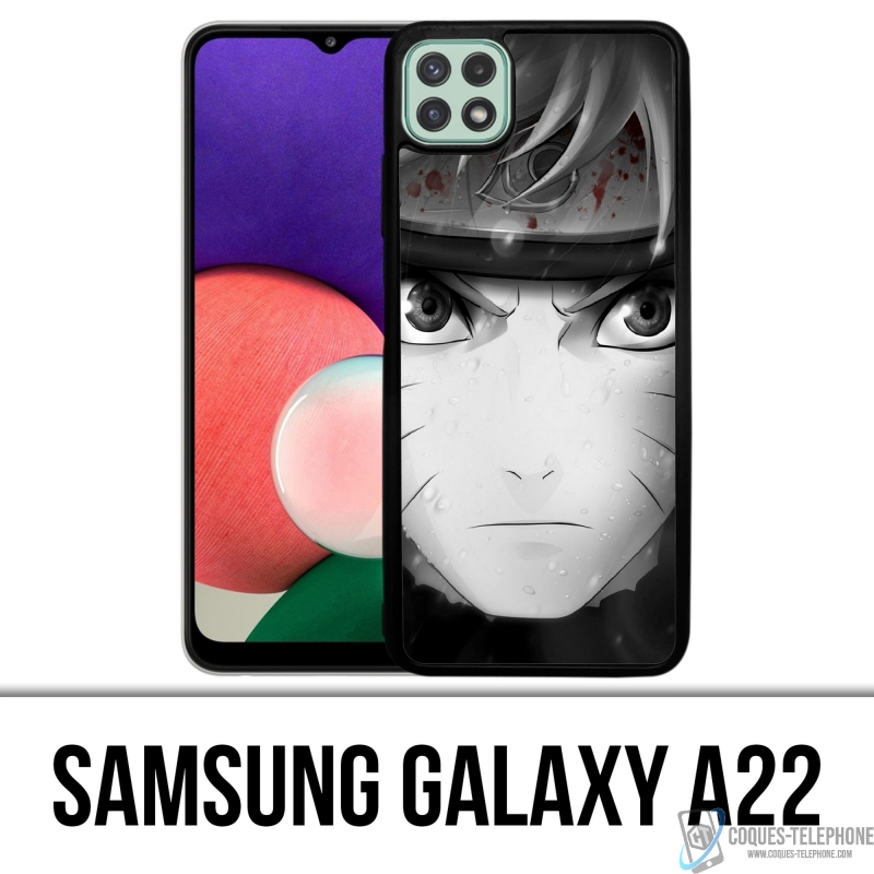 Coque Samsung Galaxy A22 - Naruto Noir Et Blanc