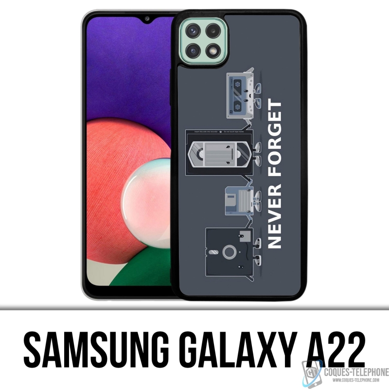 Coque Samsung Galaxy A22 - Never Forget Vintage