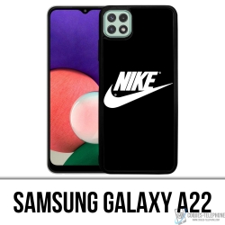 Coque Samsung Galaxy A22 - Nike Logo Noir