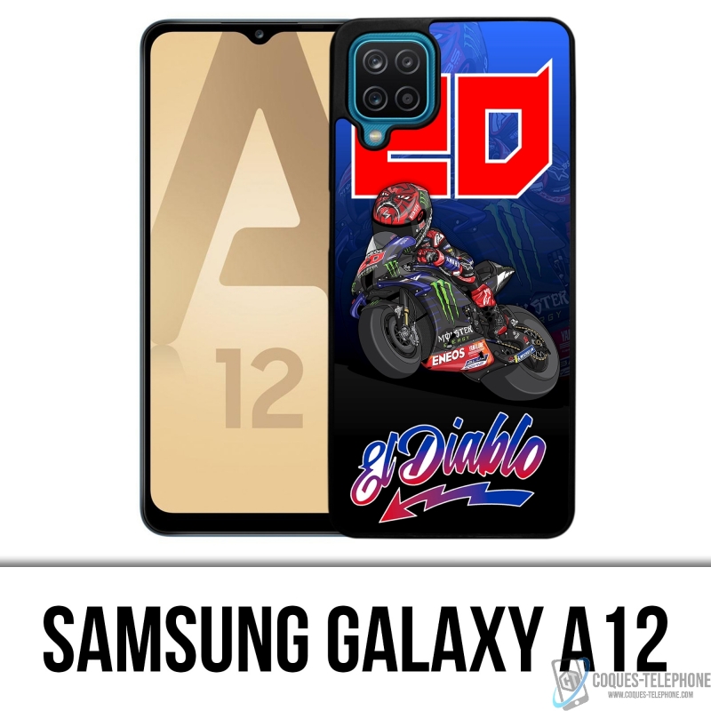 Funda Samsung Galaxy A12 - Quartararo 21 Cartoon