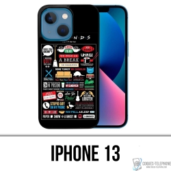 Coque iPhone 13 - Friends Logo