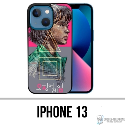 IPhone 13 Case - Tintenfisch Game Girl Fanart
