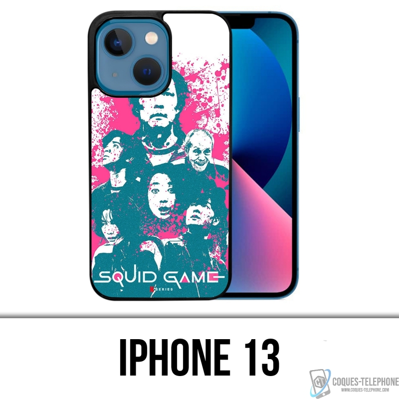 IPhone 13 Case - Squid Game Characters Splash