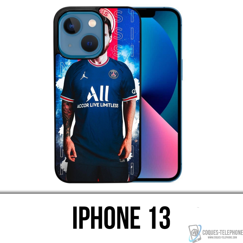 Coque iPhone 13 - Messi PSG
