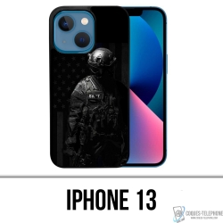 Coque iPhone 13 - Swat Police Usa