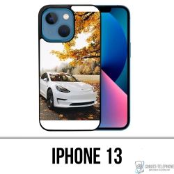 Coque iPhone 13 - Tesla Automne