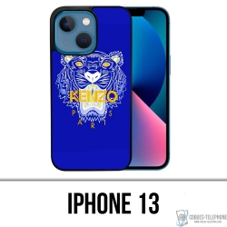 Custodia per iPhone 13 - Kenzo Blue Tiger