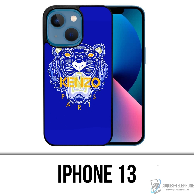 Custodia per iPhone 13 - Kenzo Blue Tiger