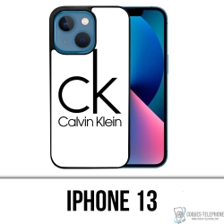 IPhone 13 Case - Calvin Klein Logo Weiß