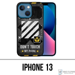 Carcasa para iPhone 13 - Teléfono blanquecino Dont Touch