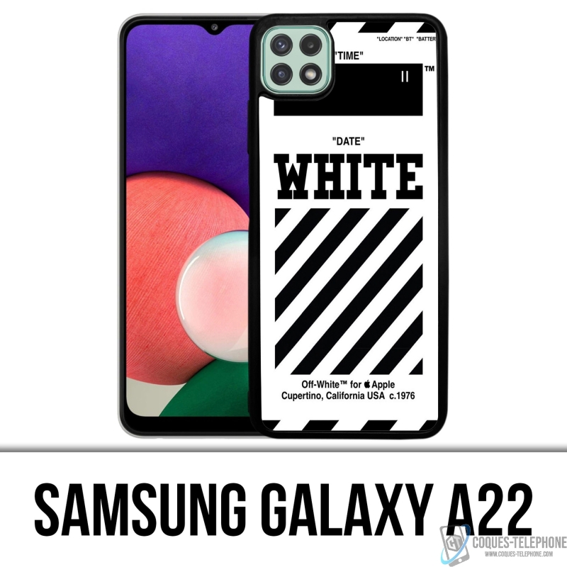 Coque Samsung Galaxy A22 - Off White Blanc